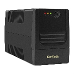 Источник бесперебойного питания ExeGate Power NB-1000.LED.AVR.4C13 (1000VA/650W, LED, AVR, 4*C13, батарея 12V 9Ah, черный)