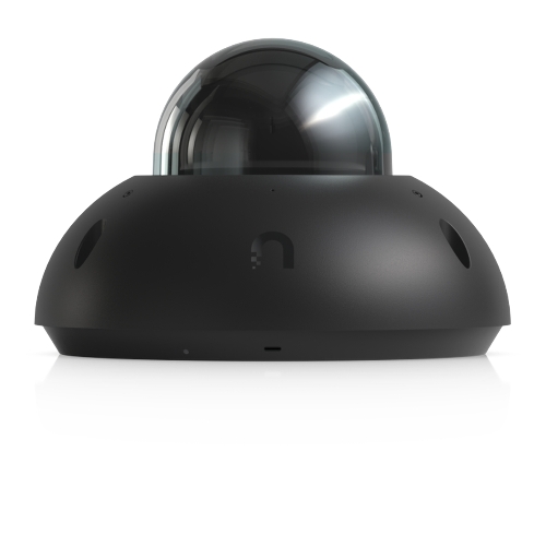 Купольная камера 4K PoE Ubiquiti UniFi Protect Camera G6 Dome Black с ночным видением, интеллектуальным распознаванием и прочным антивандальным корпусом.