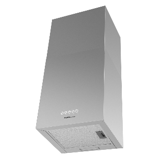 Вытяжка пристенная HOMSair Phlox Push 40 нержавеющая сталь, 40 см, 700 куб. м/ч, 54 дБ
