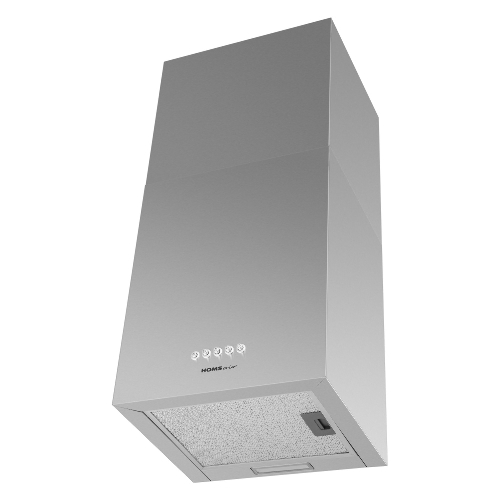 Вытяжка пристенная HOMSair Phlox Push 40 нержавеющая сталь, 40 см, 700 куб. м/ч, 54 дБ