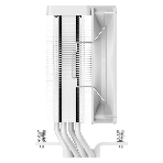 Кулер для процессора Cooler Ocypus Delta A40 WH ARGb белый 120мм алюминий+медь 2000rpm 29db 4-pin 220W 156мм