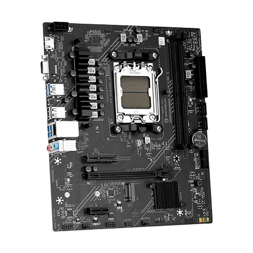 Материнская плата Maxsun Challenger A620A 2.5G, AM5, AMD A620, 2xDDR5, 2xSATA, 1xM.2, 1xPCI-E 4.0 x16, 1xPCI-E x4, 1xPCI-E x1, 1xVGA, 1xHDMI, 1x 2.5Gb LAN, 2xUSB-A 2.0, 4xUSB-A 3.2 Gen 1, 5.1, mATX