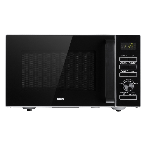 Микроволновая печь BBK 25MWS-970T/WB белый, 25 л, 900 Вт, переключатели - кнопки, поворотный механизм
