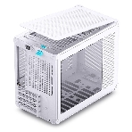 Компьютерный корпус без блока питания JONSBO C6 MAX Handle, Mini-Tower, TG, no fan, 1xUSB-A 3.0 + 1xUSB-C 3.1, mATX, mITX белый