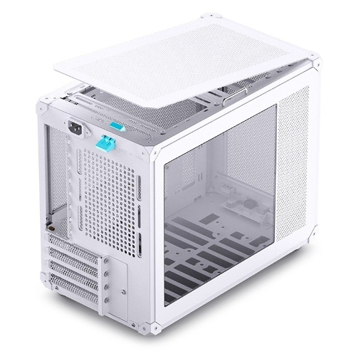 Компьютерный корпус без блока питания JONSBO C6 MAX Handle, Mini-Tower, TG, no fan, 1xUSB-A 3.0 + 1xUSB-C 3.1, mATX, mITX белый