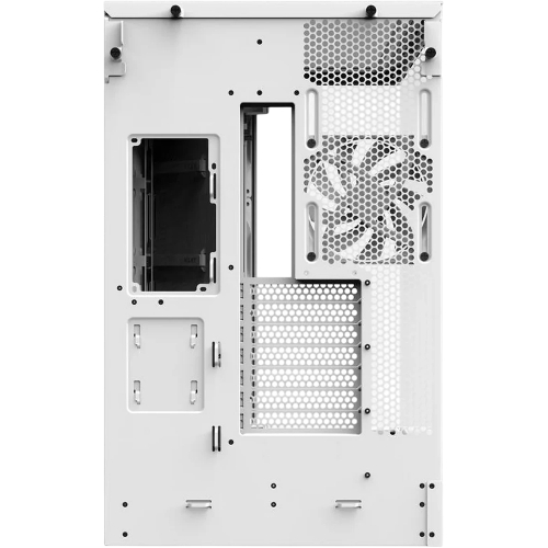 Компьютерный корпус без блока питания Case NZXT H9 Flow RGb+ (2025), Midi-Tower, TG, 6x140мм RGb + 1x120мм RGb, 2xUSB-A 3.2 + 1xUSB-C 3.2, E-ATX, ATX, mATX, mITX белый