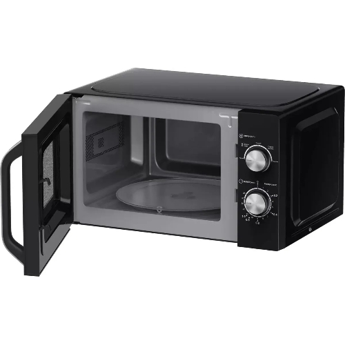 Микроволновая печь Haier HMB-MM208BA черный/серебристый, 20 л, 800 Вт, переключатели - поворотный механизм