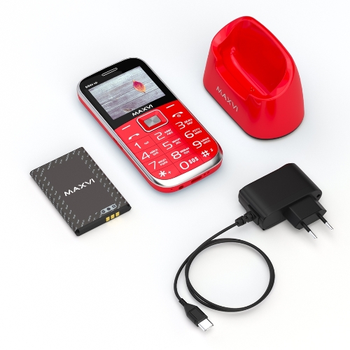 Мобильный телефон Maxvi B6ds up красный
