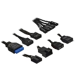 Корпус PCCooler ME200 MESH BK, Midi-Tower, чёрный, 3 x 120 мм