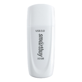 Флешка USB Smartbuy Scout white (SB032Gb3SCW), 32Gb, USB 3.0/3.1, R/W 110/40, белый