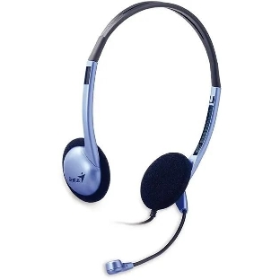 Гарнитура Genius HS-02B фиолетовый, проводная, 3.5 мм