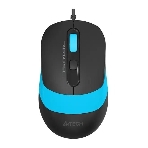 Мышь проводная A4Tech Fstyler FM10 черный/синий, 1600 dpi, USB, кнопки - 4