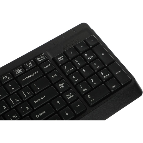 Клавиатура проводная A4Tech Fstyler FK15, USB, черный