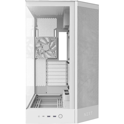 Компьютерный корпус без блока питания Case NZXT H9 Flow RGb+ (2025), Midi-Tower, TG, 6x140мм RGb + 1x120мм RGb, 2xUSB-A 3.2 + 1xUSB-C 3.2, E-ATX, ATX, mATX, mITX белый