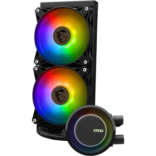 Система жидкостного охлаждения MSI MAG CORELIQUID E240 2x ARGB Fan LGA 1200/1700 AM5/AM4 (306-7ZW5E17-C24)