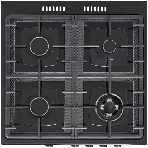 Плита газовая Gefest ПГ 6500-04 0244 черный, конфорок 4 шт, духовка 52 л, 60 см x 85 см x 60 см