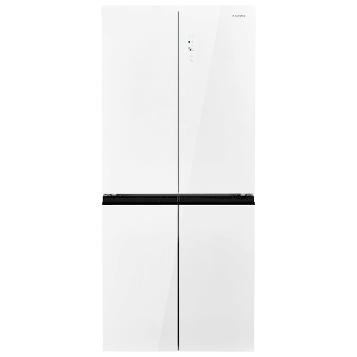 Холодильник Maunfeld MFF192NFPW01 Inverter белый трехкамерный 334/184л морозилка снизу, No Frost, Side by Side