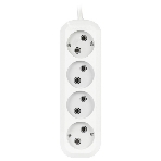 Удлинитель бытовой Smartbuy (SBE-10-4-05-N) 4 гнз х 5,0 м (10А/2.2кВт, ПВС 2х1.0)