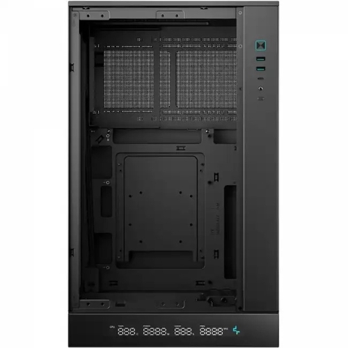 Компьютерный корпус MiniTower Deepcool CH270 черный (Mini-ITX, без БП, 2*Type A+USB Type-C) (R-CH270-BKNDM0-G-1)