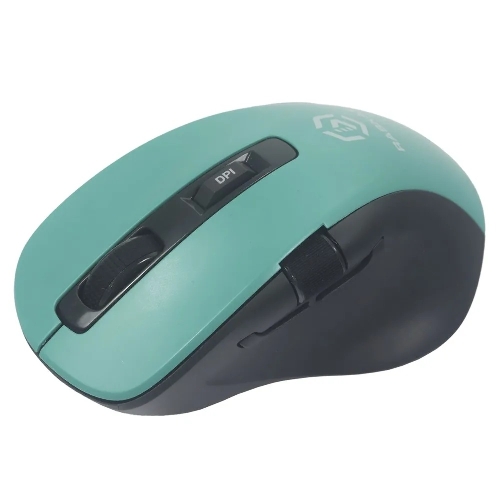 Мышь беспроводная Raskat M020W зеленый/черный, 2400 dpi, радиоканал, Bluetooth, USB, кнопки - 7
