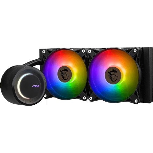 Система жидкостного охлаждения MSI MAG CORELIQUID E240 2x ARGB Fan LGA 1200/1700 AM5/AM4 (306-7ZW5E17-C24)
