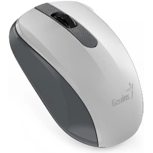 Мышь беспроводная Genius NX-8008S белый/серый, 1200 dpi, радиоканал, USB, кнопки - 3