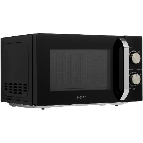 Микроволновая печь Haier HMB-MM208BA черный/серебристый, 20 л, 800 Вт, переключатели - поворотный механизм