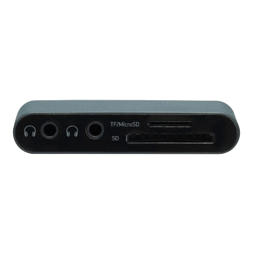 Кард-ридер Digma CR-СA2512-G/темно-серый/SD/TF/micro-SD/USB Type-C/алюминий