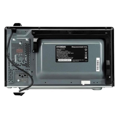 Микроволновая печь Hyundai HYM-D3040 черный, 23 л, 800 Вт, переключатели - кнопки, поворотный механизм