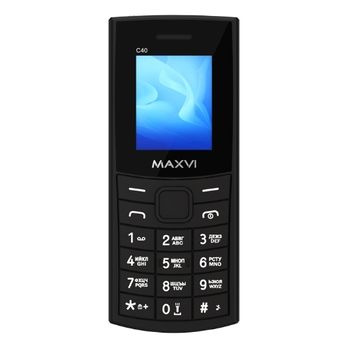 Мобильный телефон Maxvi C40 черный
