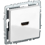 Розетка HDMI IEK BRITE РHDMI-0-БрБ белый