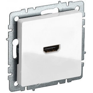 Розетка HDMI IEK BRITE РHDMI-0-БрБ белый