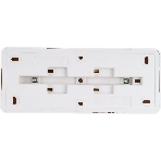 Розетка 3-м ОП Октава 10А IP20 без заземл. бел. IEK ERO30-K01-10-DC