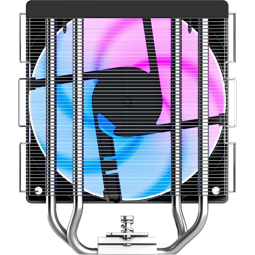 Кулер для процессора ID-COOLING SE-214-XT V2 LGA1851/1700/1200/115X/AM5/AM4 (16шт/кор, TDP 200W, PWM, 4 тепл.трубки прямого контакта, FAN 120мм, Random Spectrum Lighting) RET