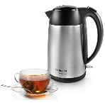 Чайник электрический Bosch TWK3P420 1.7 л, 2400 Вт, черный (корпус: нержавеющая сталь)