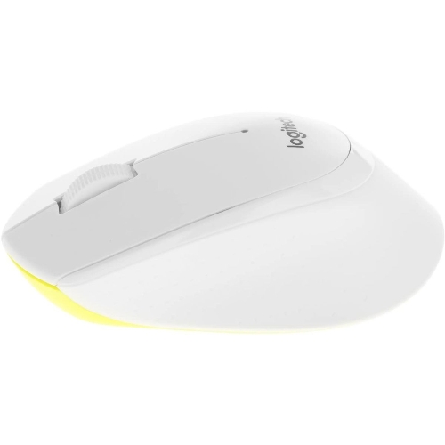 Мышь беспроводная Logitech M330 SILENT PLUS белый, 1000 dpi, радиоканал, USB, кнопки - 3