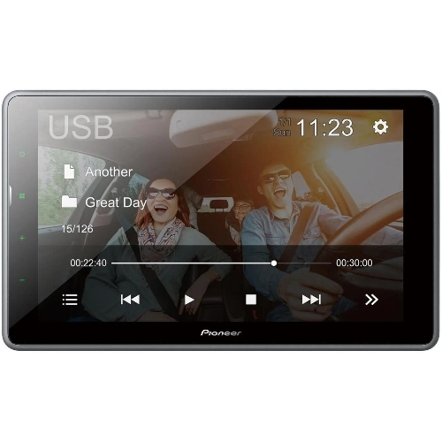 Автомагнитола Pioneer DMH-AF555BT, 2 DIN, 9
