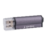 Кард-ридер Gembird FD2-MSD-5/серый/TF/Micro-SD/Micro-SDHC/Micro-SDXC/SD/MS/M2/USB 2.0/алюминий