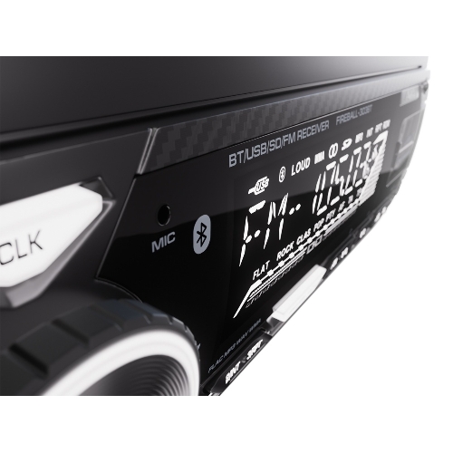 Автомагнитола AURA FIREBALL-303BT, 1 DIN, Bluetooth, USB Type-A, AUX
