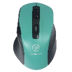 Мышь беспроводная Raskat M020W зеленый/черный, 2400 dpi, радиоканал, Bluetooth, USB, кнопки - 7