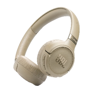 Беспроводные/проводные наушники JBL Tune 680NC бежевый, накладные, Bluetooth + проводной, адаптивное шумоподавление