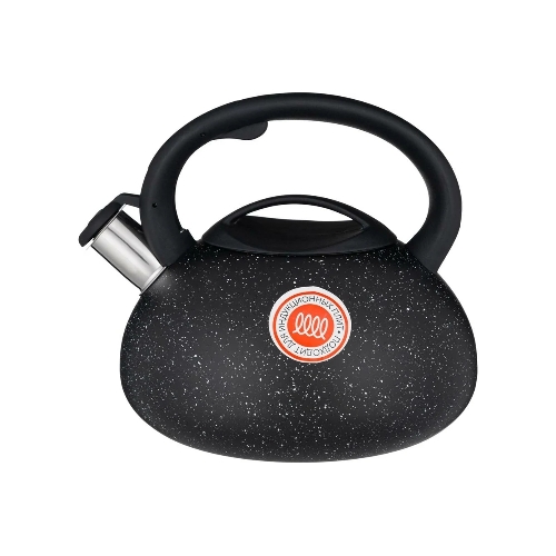 Чайник для плиты AGNESS 907-080 Black Marble нерж. 3 л