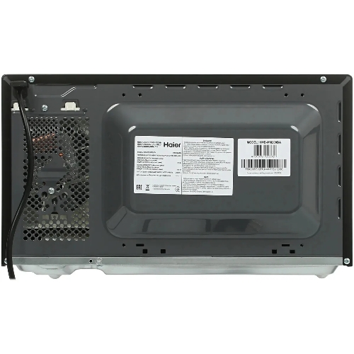 Микроволновая печь Haier HMB-MM208BA черный/серебристый, 20 л, 800 Вт, переключатели - поворотный механизм
