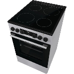 Плита электрическая Gorenje GEC5C41SG серый, конфорок 4 электрических, духовка 70 л, 50 см x 85 см x 59.4 см (без крышки)