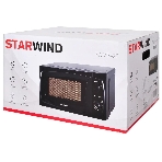 Микроволновая печь Starwind SWM5420 черный, 20 л, 700 Вт, переключатели - поворотный механизм