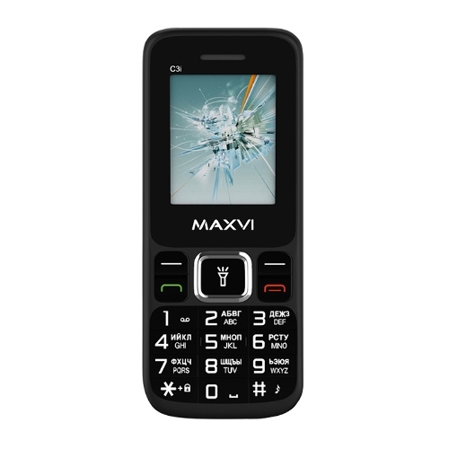 Мобильный телефон Maxvi C3i черный