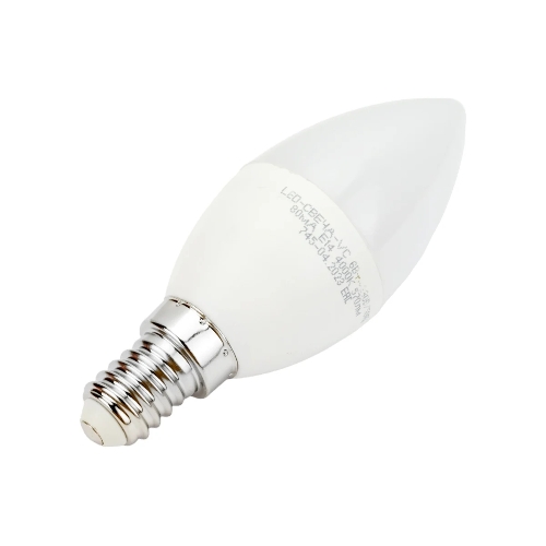 Лампа светодиодная IN HOME 4690612020396 LED-Свеча-VC 6 Вт свеча 4000К нейтр. белый E14 540 лм 230В