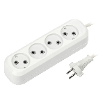 Удлинитель бытовой Smartbuy (SBE-10-4-05-N) 4 гнз х 5,0 м (10А/2.2кВт, ПВС 2х1.0)