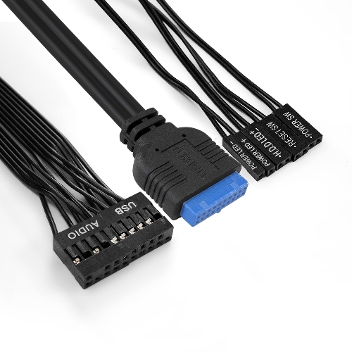 Компьютерный корпус Minitower ExeGate QA-412U Black, mATX, (XP500, Black, 120мм), 2хUSB+2хUSB 3.0, Audio