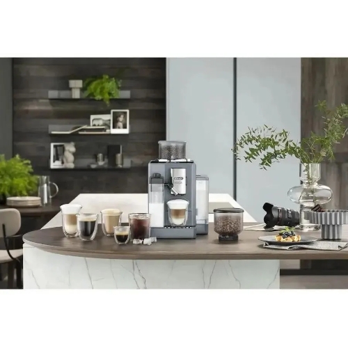 Кофемашина автоматическая DeLonghi EXAM440.55.G серый, исп. кофе - молотый/зерна, 1.4 л, 1450 Вт, 19 Бар.